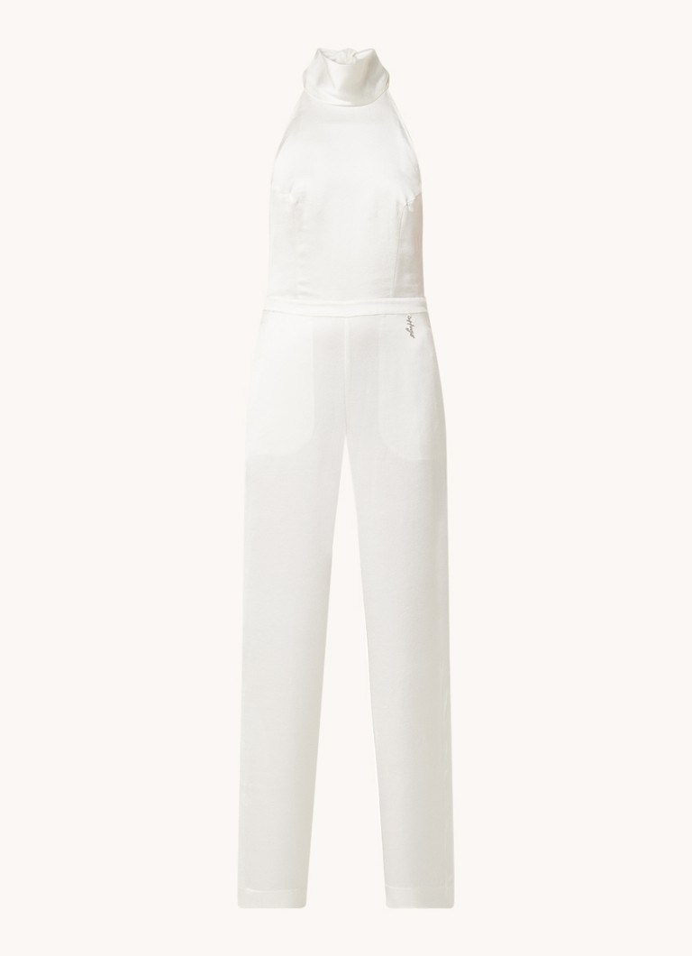 HUGO BOSS Ketania wide fit jumpsuit in satin