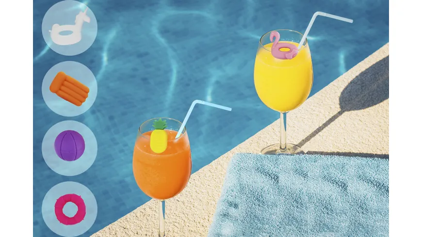 Winkee Glasmarker Pool