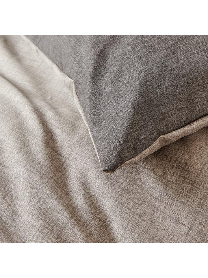 Traumschlaf Bettwäsche Texture in dunkelgrau günstig kaufen