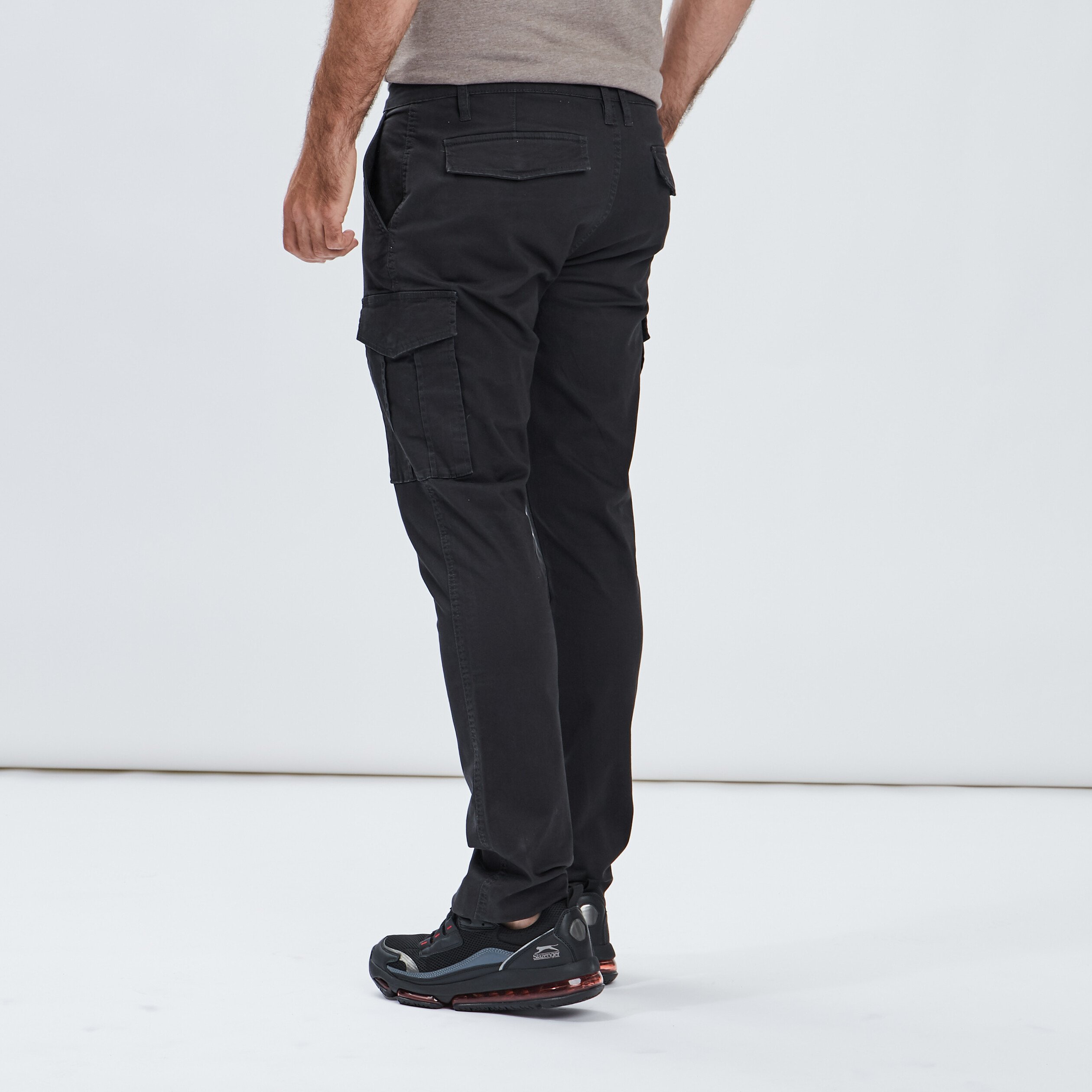 Pantalon battle gris foncé homme | La Halle