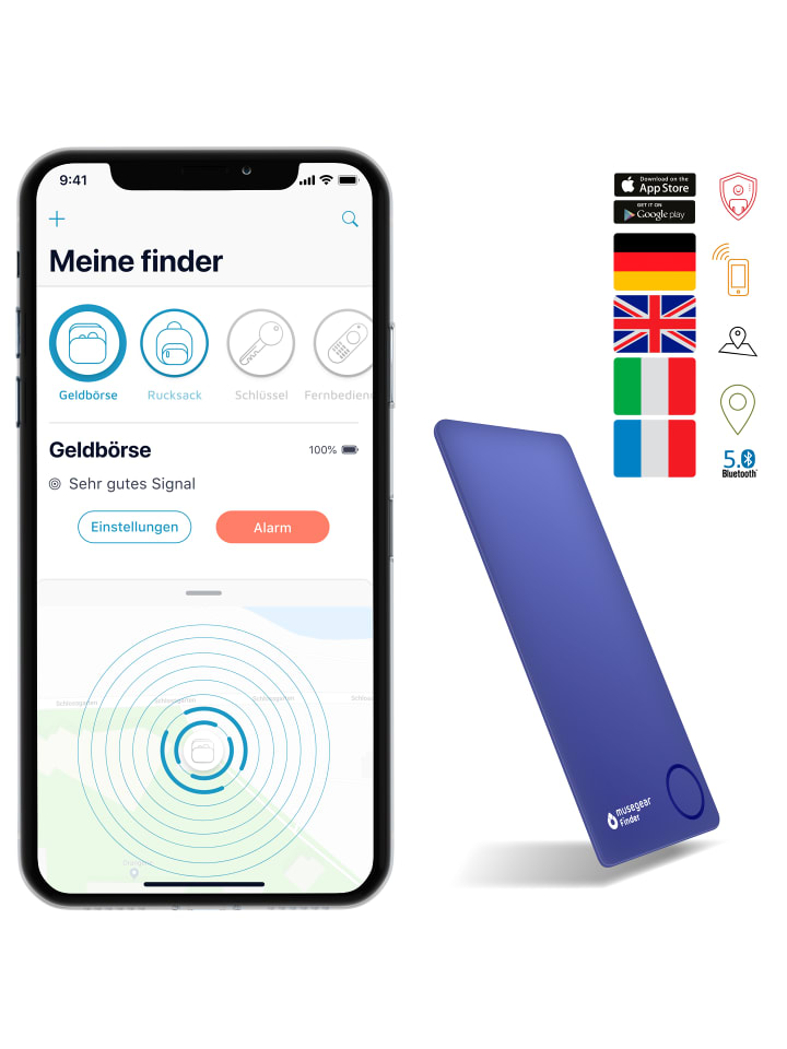 musegear Bluetooth-Schlüsselfinder 