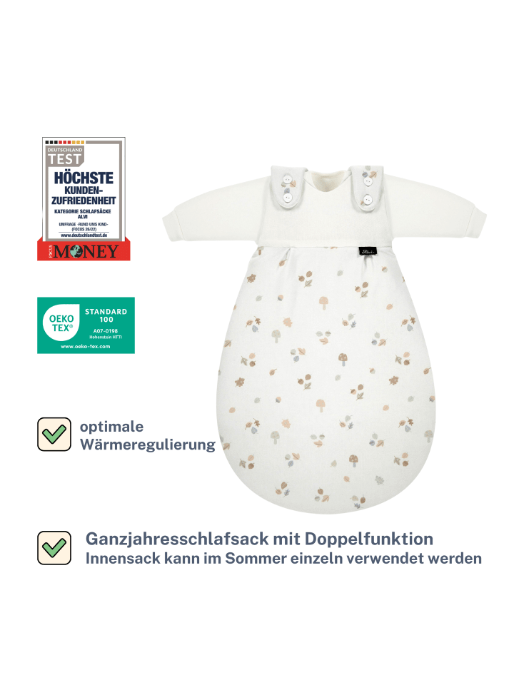 Alvi Schlafsack Baby Mäxchen 3tlg. Exclusiv in Forest Goods günstig kaufen