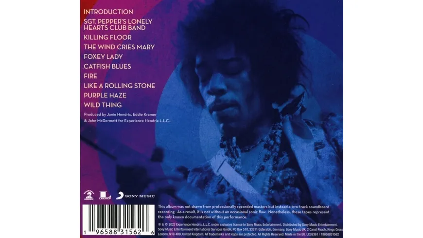 Jimi Hendrix Experience: Live At The Hollywood Bow