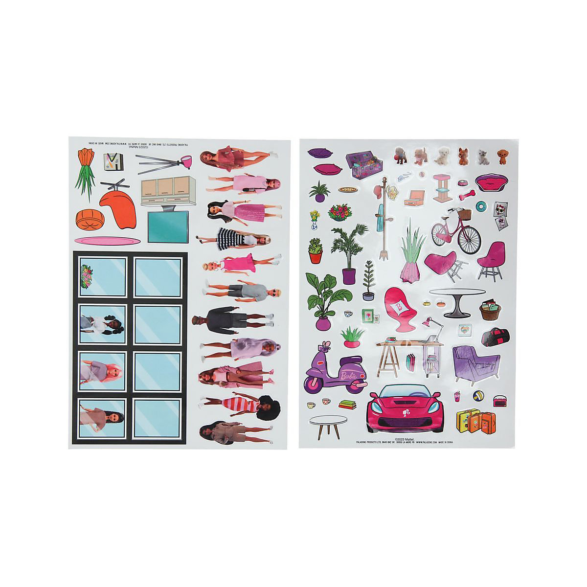 Barbie Dreamhouse Leuchte mit Sticker