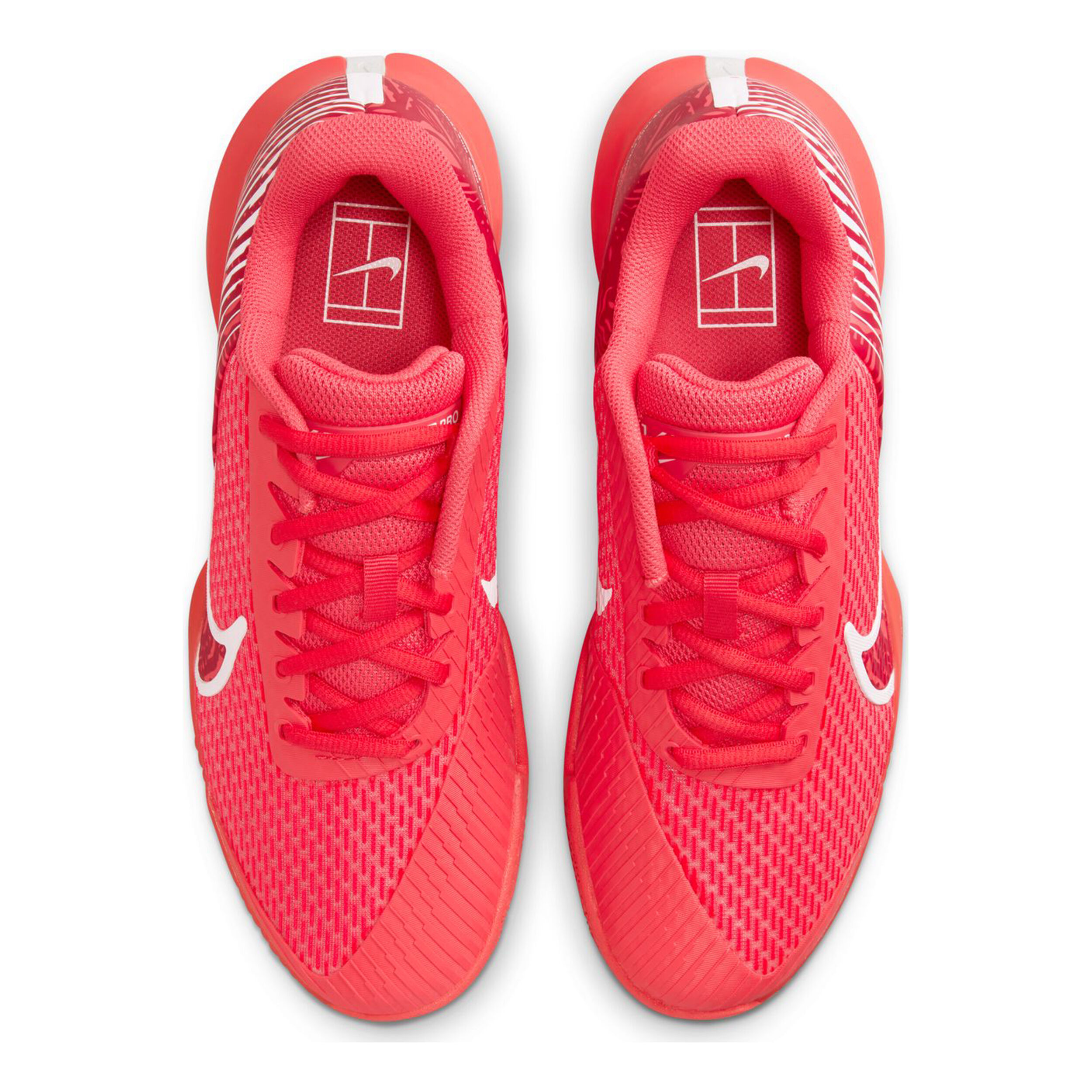 Court Vapor Pro 2 Sandplatzschuh Herren - Neonpink, Rot
