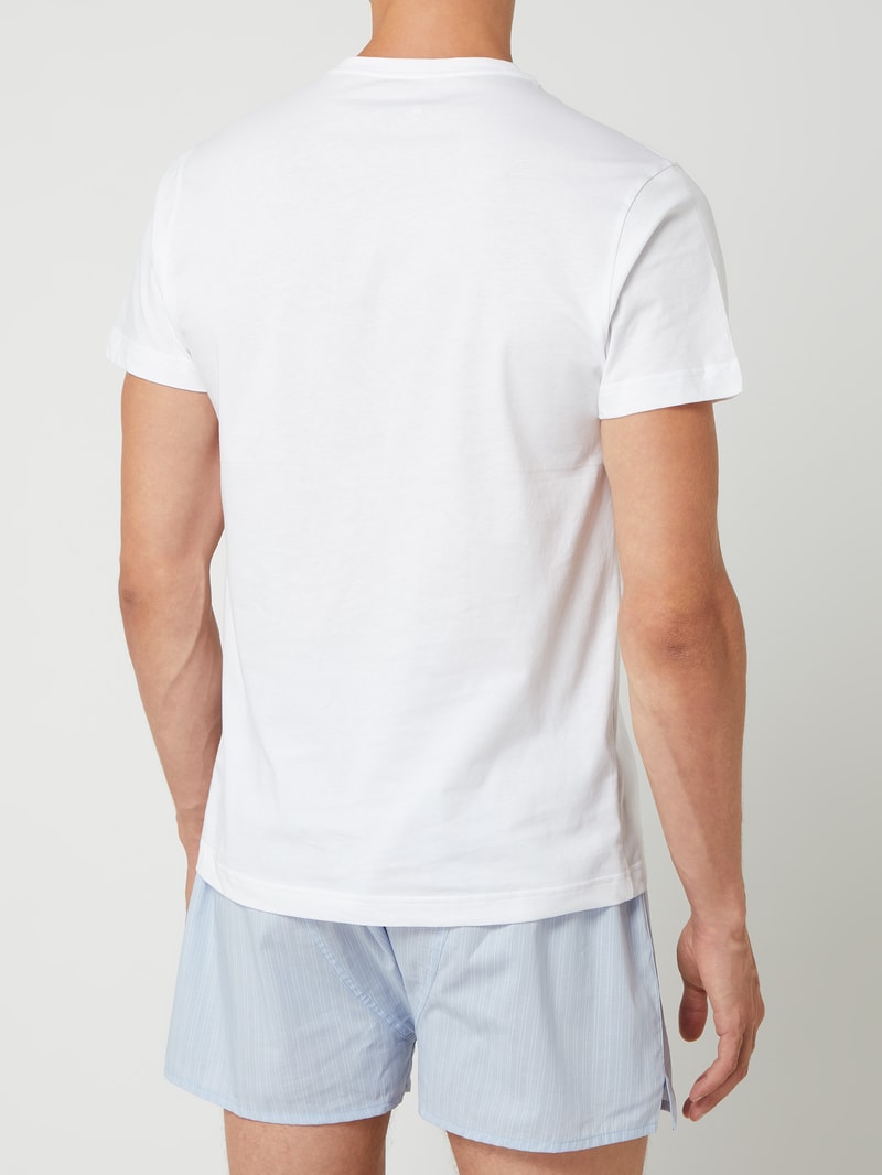 T-Shirt aus Baumwolle im 2er-Pack in weiß