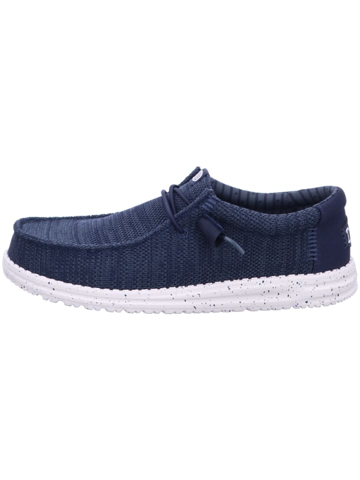Hey Dude Herren Halbschuhe Wally in Blau günstig kaufen