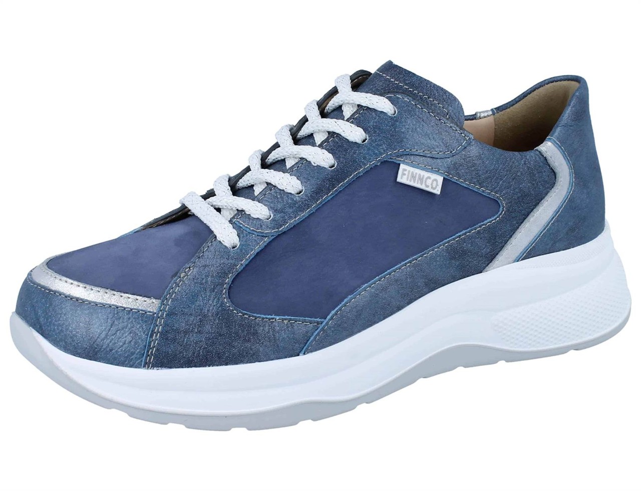 FINN COMFORT Freizeit Schnürer blau