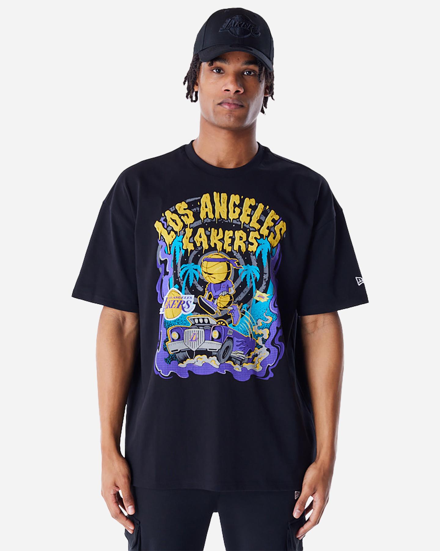 Abbigliamento Basket New Era Drop Shoulder Lakers M 60565038