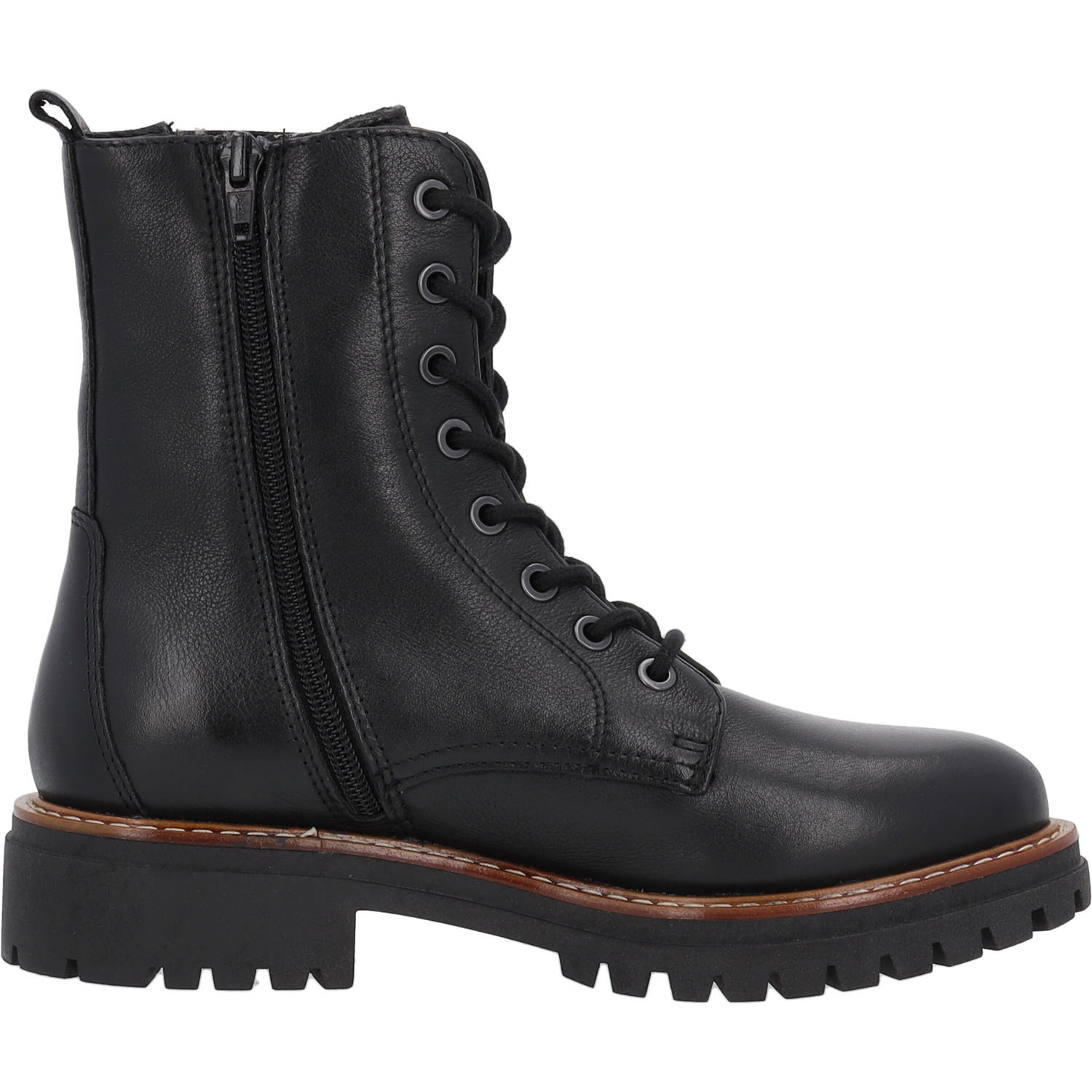 Palado Unije, Schnürstiefeletten, Damen, Schwarz
