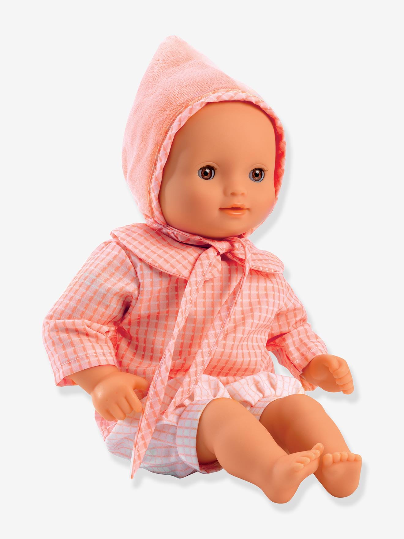 Djeco Babypuppe POMEA DJECO, Schlafaugen - gelb