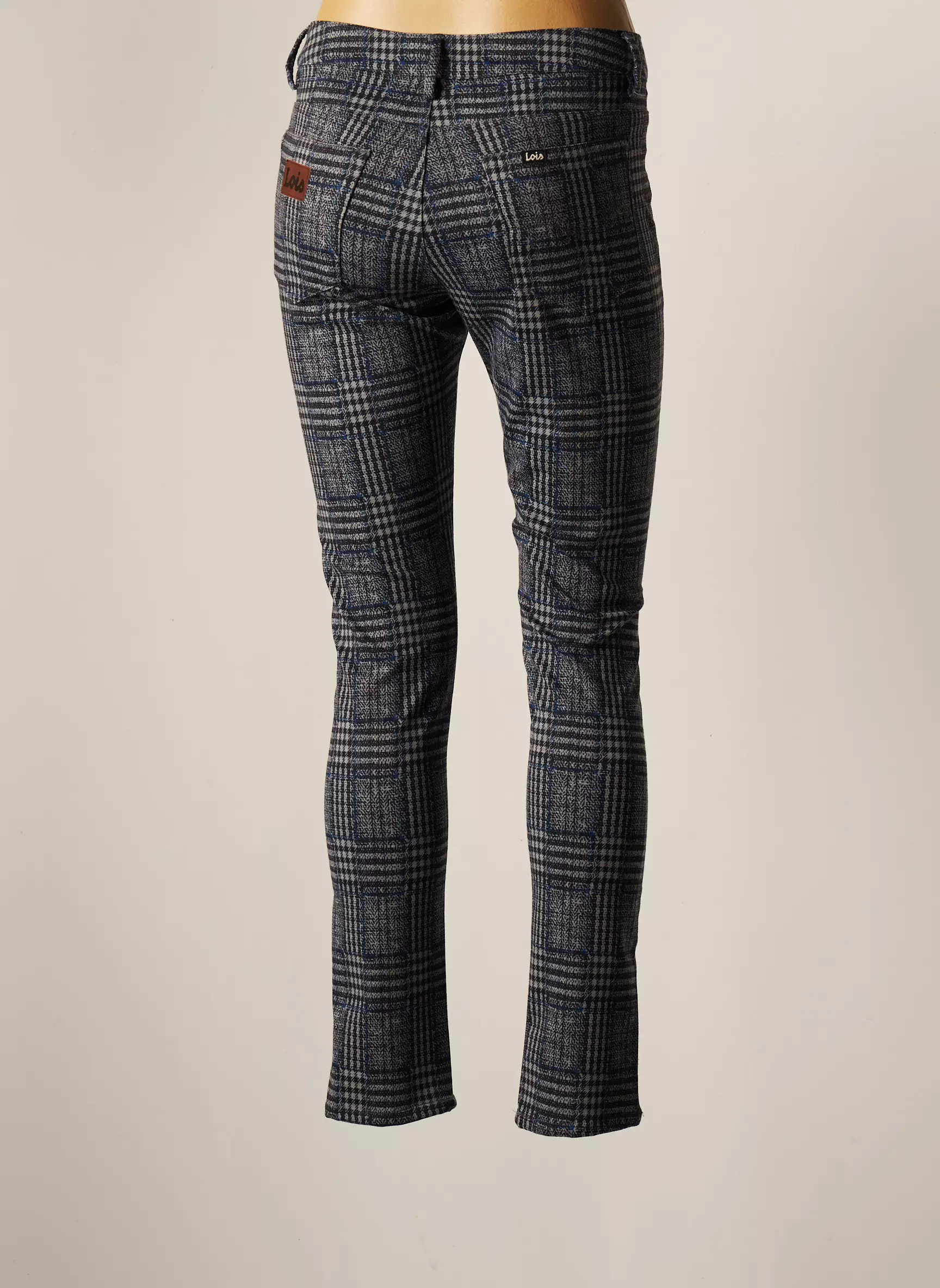 Lois Pantalons Slim Femme couleur bleu