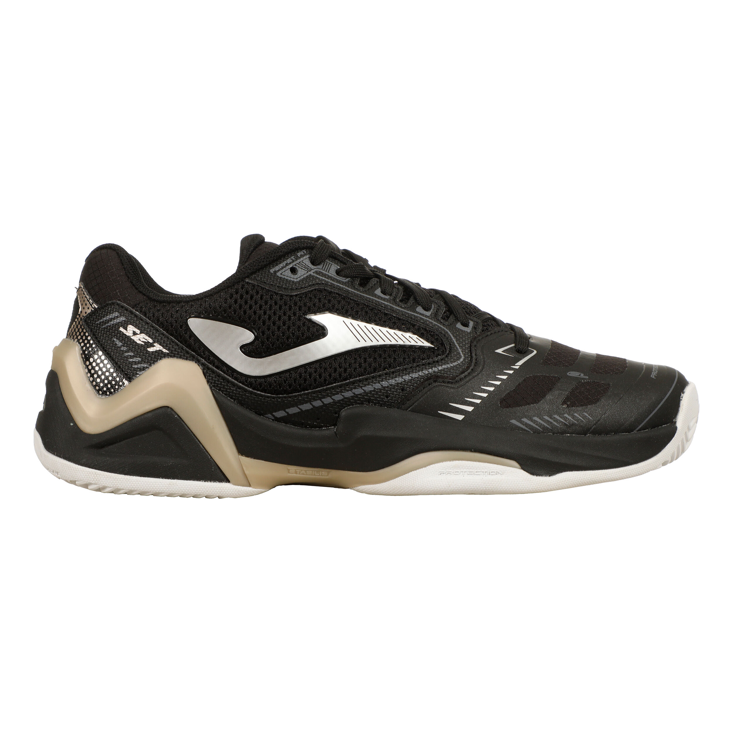T Set Padelschuh Damen - Schwarz
