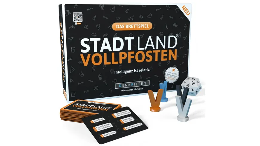 Denkriesen - STADT LAND VOLLPFOSTEN® – Brettspiel - 