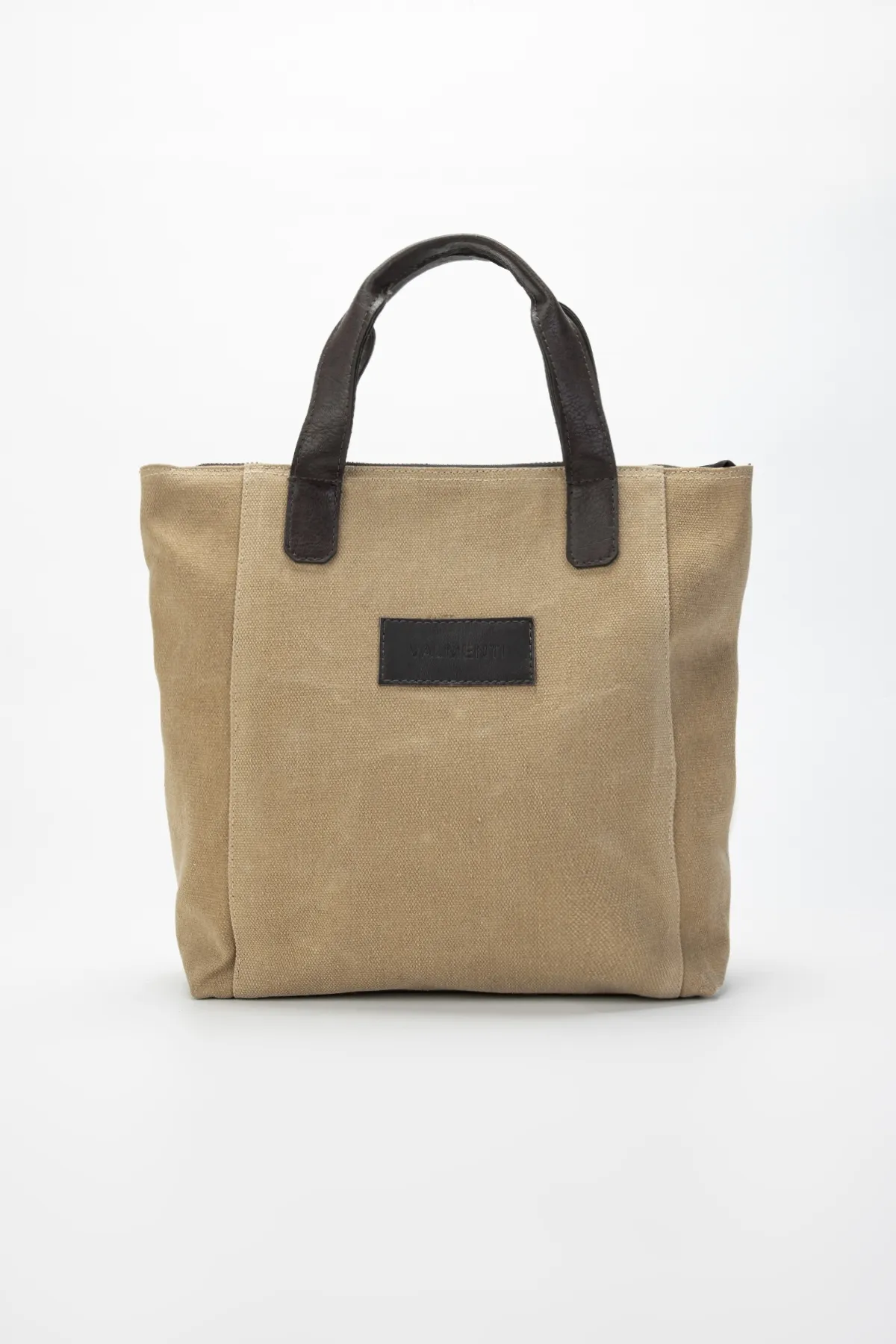 Valmenti  Senfgelbe CANVAS-Handtasche für Damen