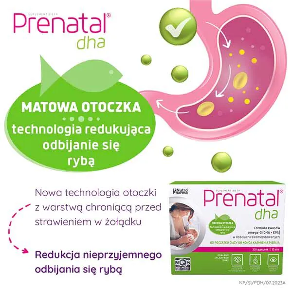 Prænatal DHA, Omega-3 Formel fra begyndelsen af graviditeten til slutningen af amningen, Kapsler