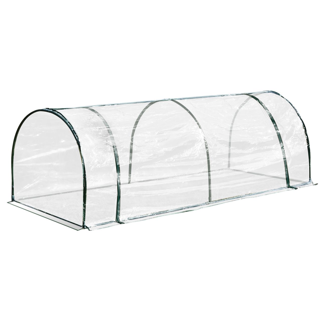 Outsunny Gewächshaus Treibhaus Frühbeet Tür Pflanzenhaus Pflanzenaufzucht PVC