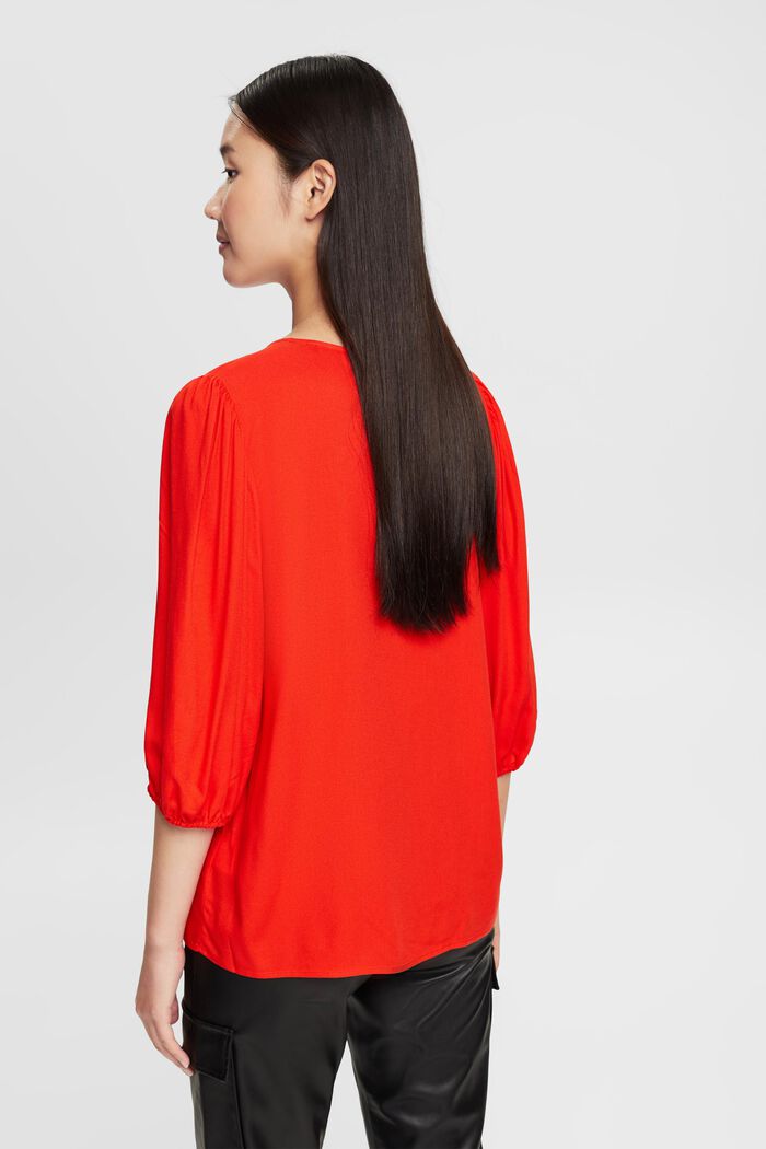 Bluse mit V-Ausschnitt
