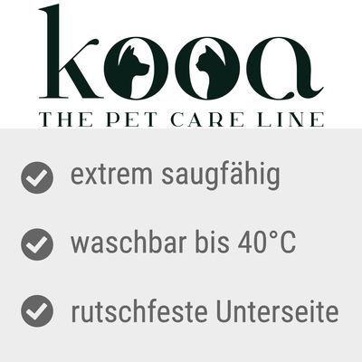 kooa Waschbare Unterlage für Welpen