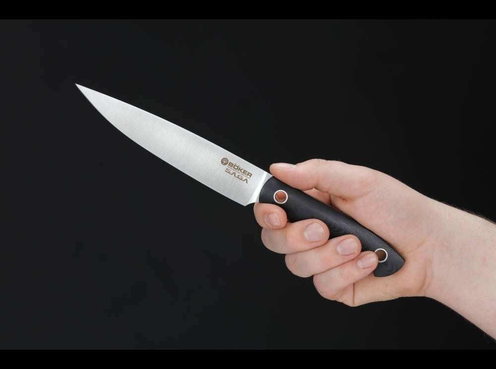 Saga Allzweckmesser G10 Satin