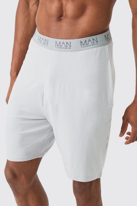 Premium Loungewear-Shorts mit elastischem Bund