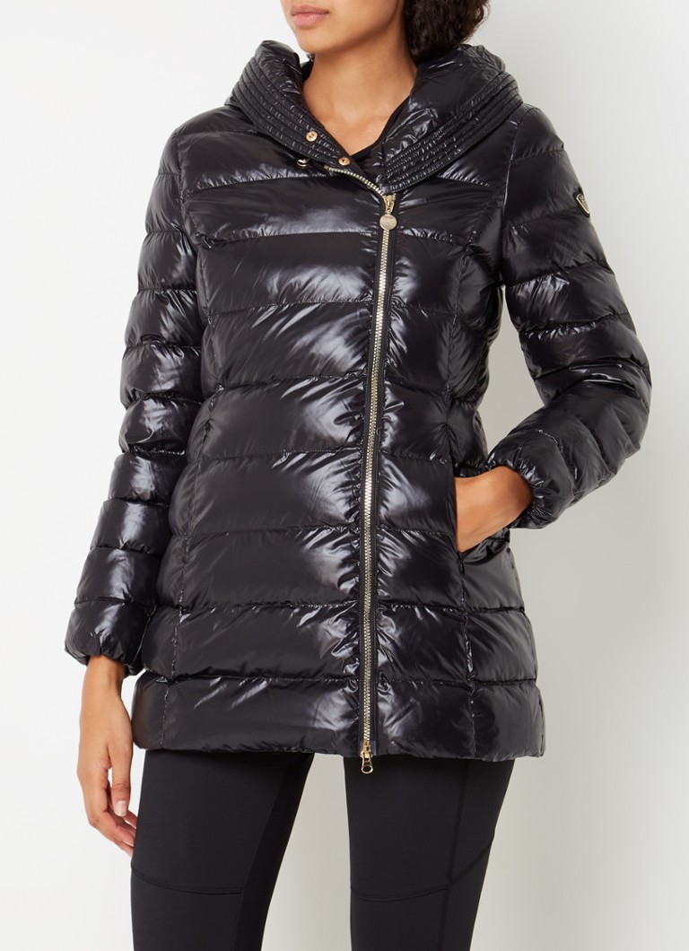 Emporio Armani Caban polsterēta parka ar kapuci un rāvējslēdzēja kabatām