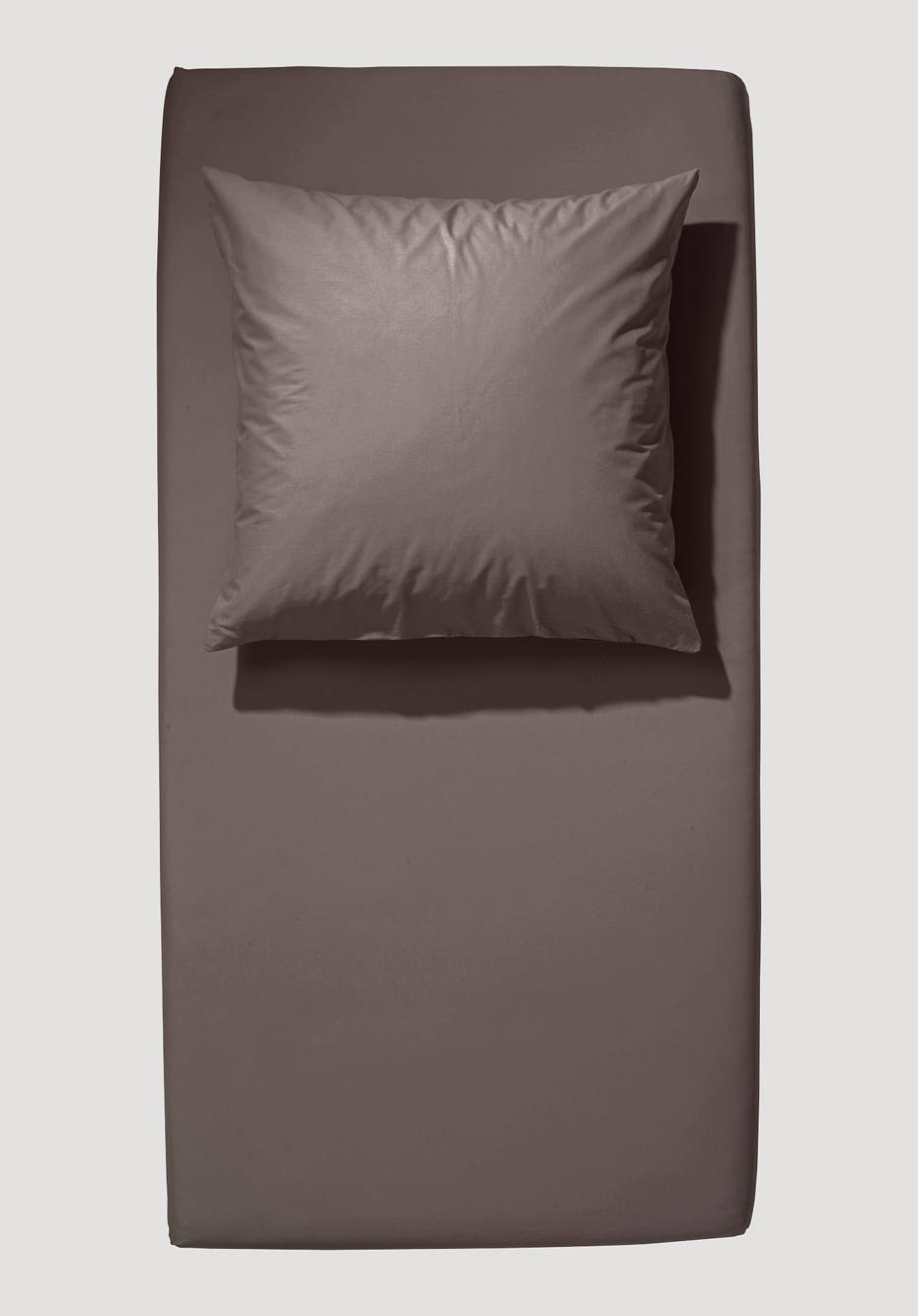 Satin-Spannbetttuch aus reiner Bio-Baumwolle