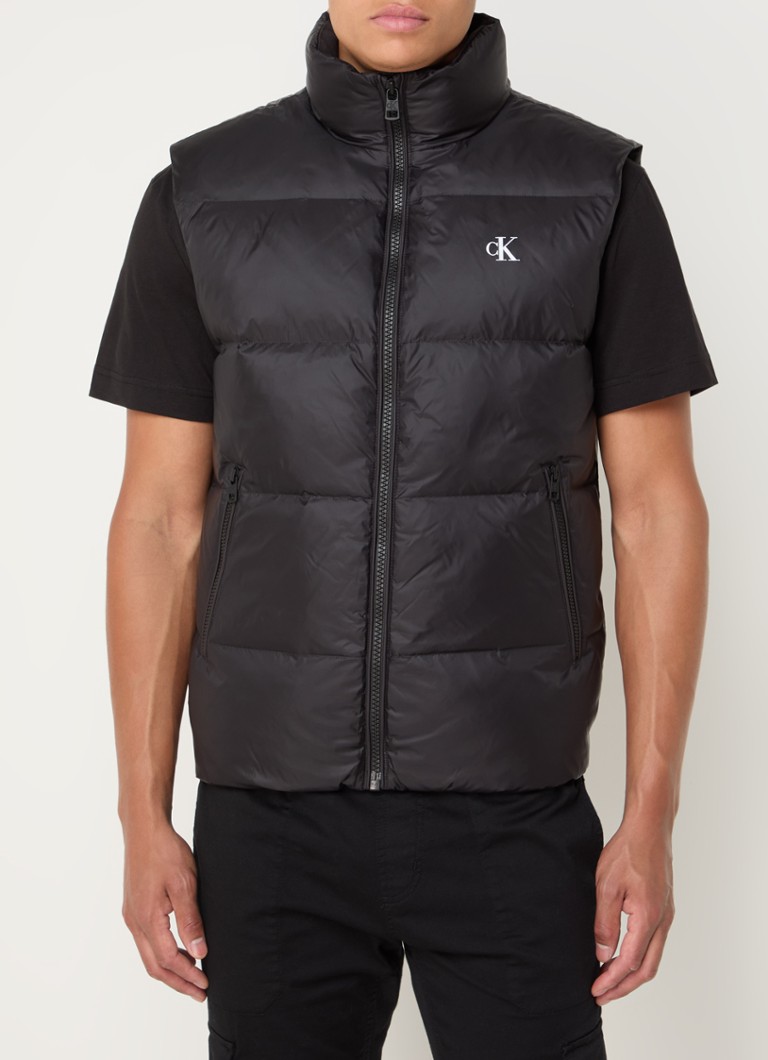Calvin Klein Quilted bodywarmer with down filling and logo embroidery