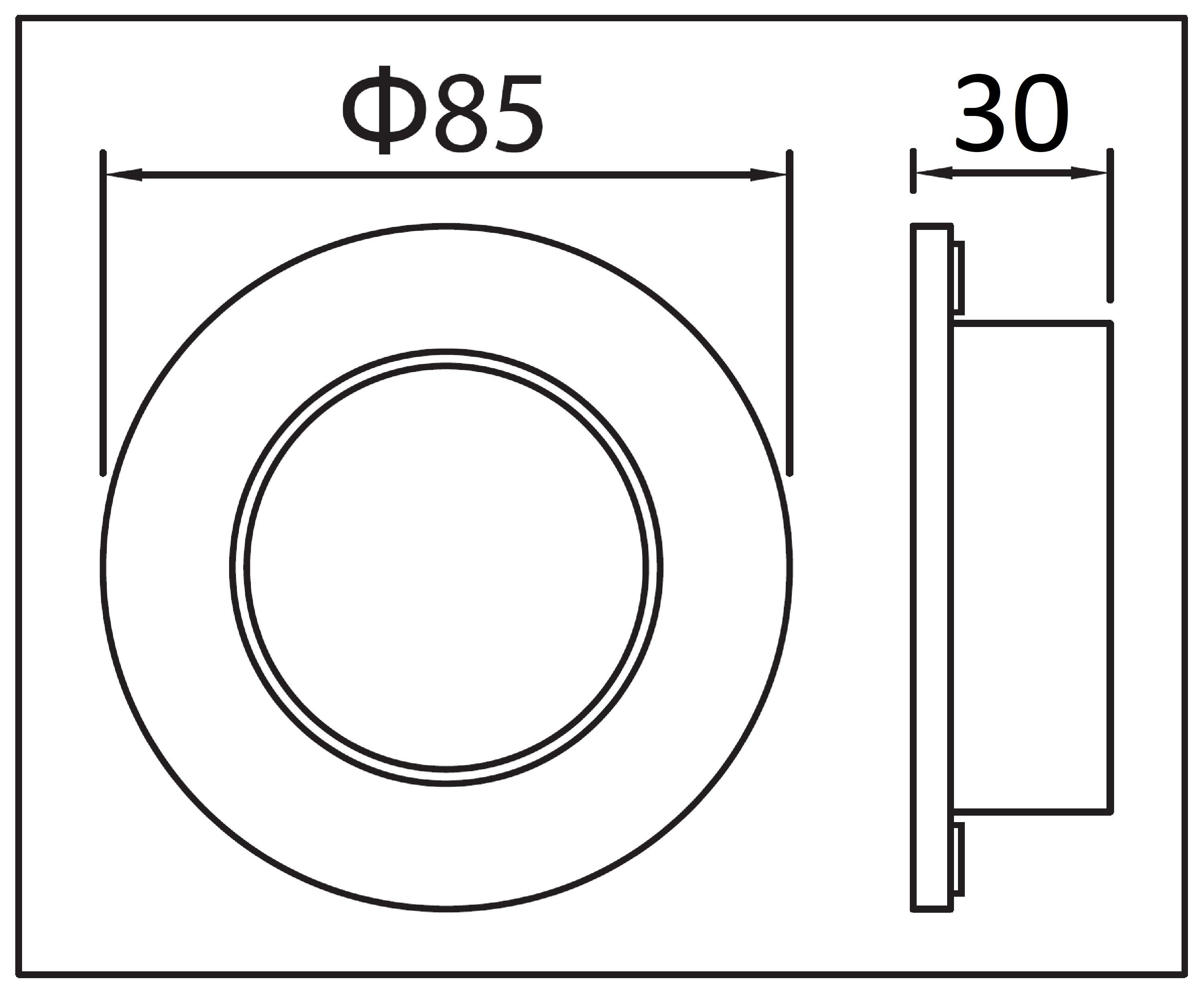 TRANGO LED Einbauleuchte, 6729IP-065AK Einbaustrahler Rund IP44 in Schwarz matt Badleuchte, Bad Einbauleuchte, Deckenspots, Einbauspots, Deckenleuchte inkl. 6x GU10 Lampenfassung für Bad, Sauna, Außen, Feuchtraum