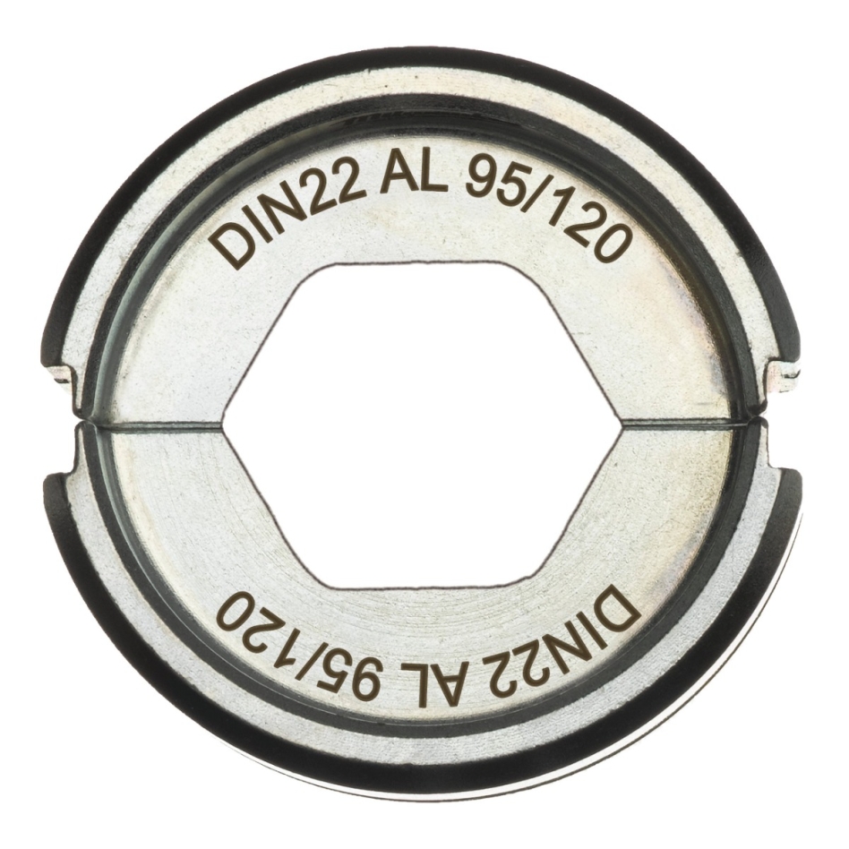 Milwaukee Accessories 4932451775 DIN22 AL 95/120 Falcă de sertizare 95/120mm² pentru unealtă de sertizare M18 HCCT-201C
