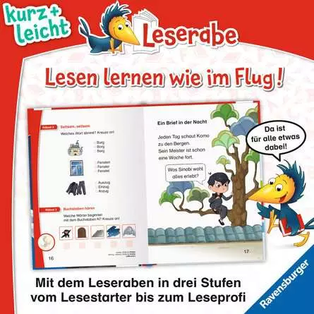 Leserabe - 1. Lesestufe Kurz und leicht: Geheimauftrag für Ninja Komo