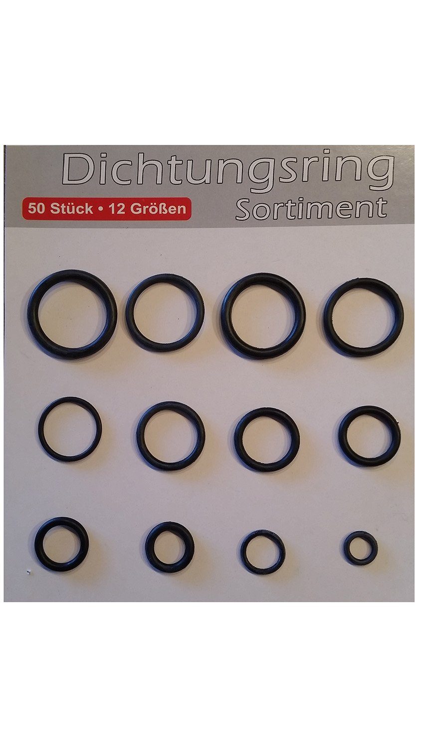 Top Ten Fixierpflaster 50tlg. Dichtungsringe Set O-Ring Gummidichtung Sortiment O Ringe