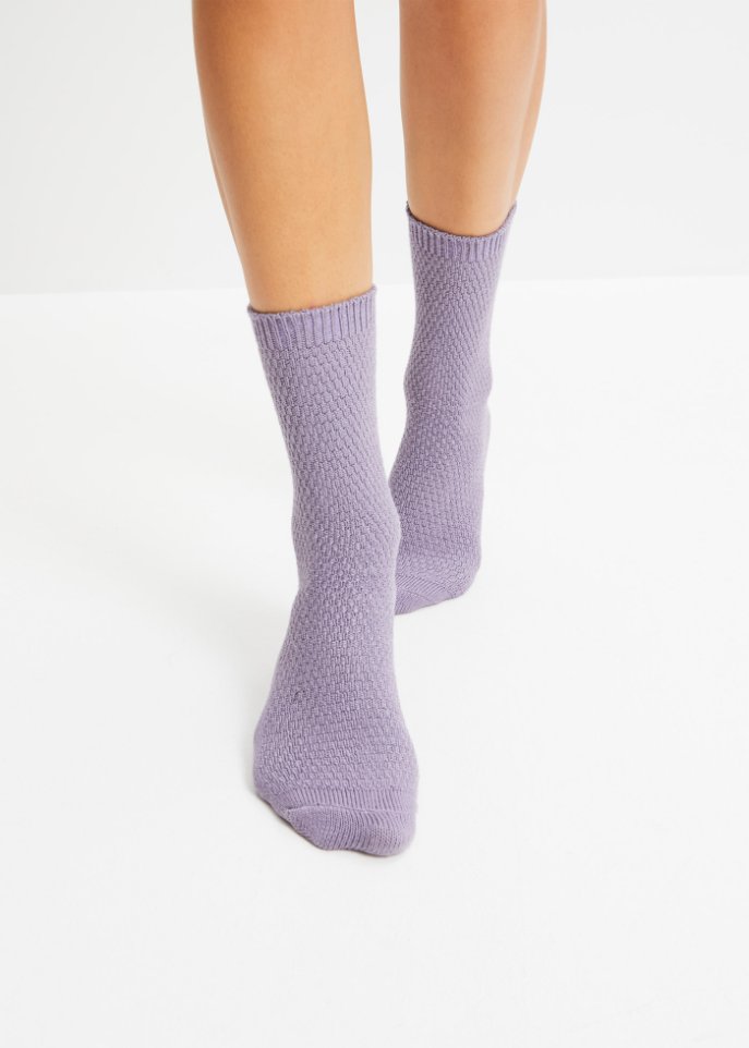 Kuschelsocken (3er Pack) mit Strukturmuster