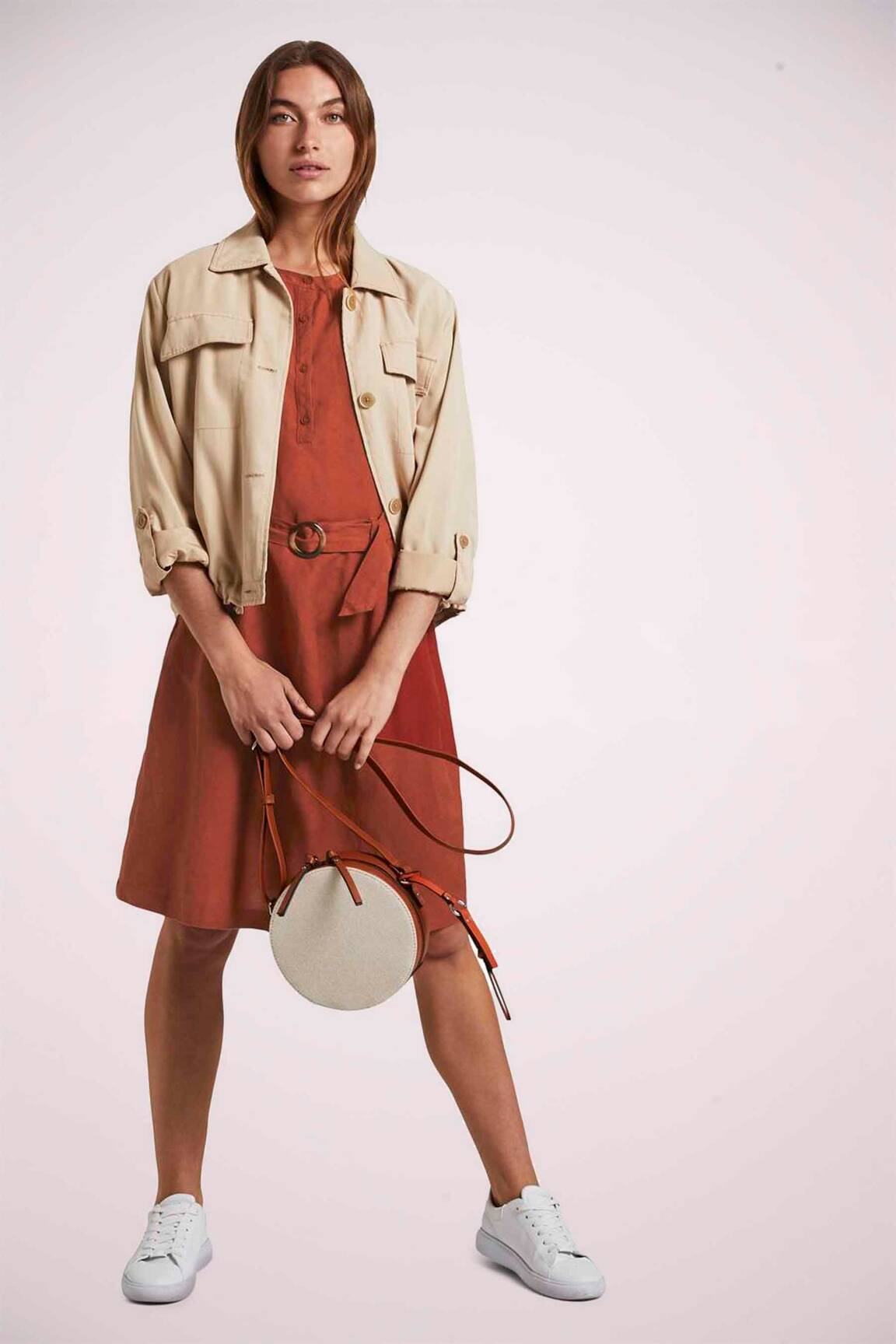 Tom Tailor Ensembles Robe Femme couleur orange