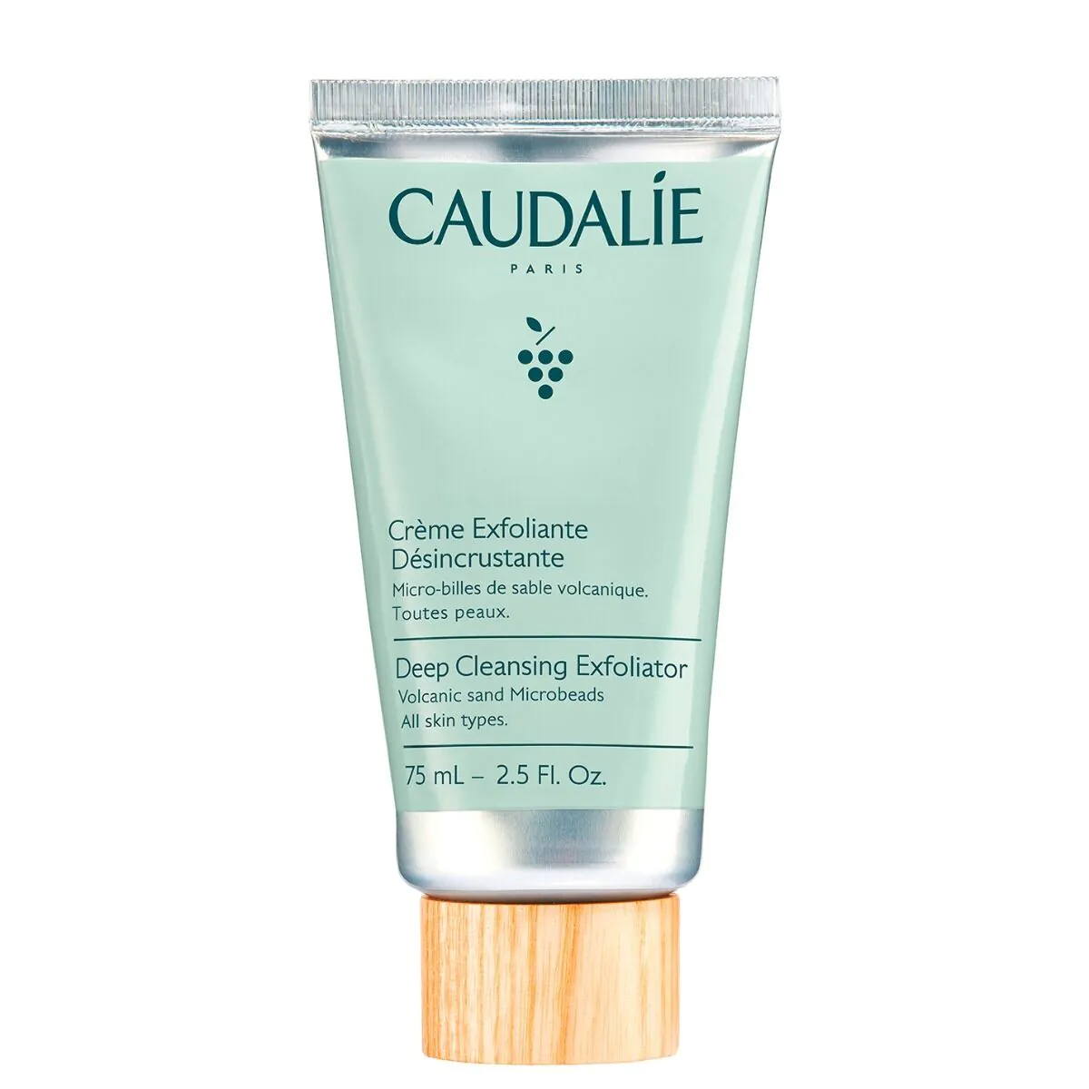 Caudalie Vinoclean giliai valomasis šveičiamasis kremas