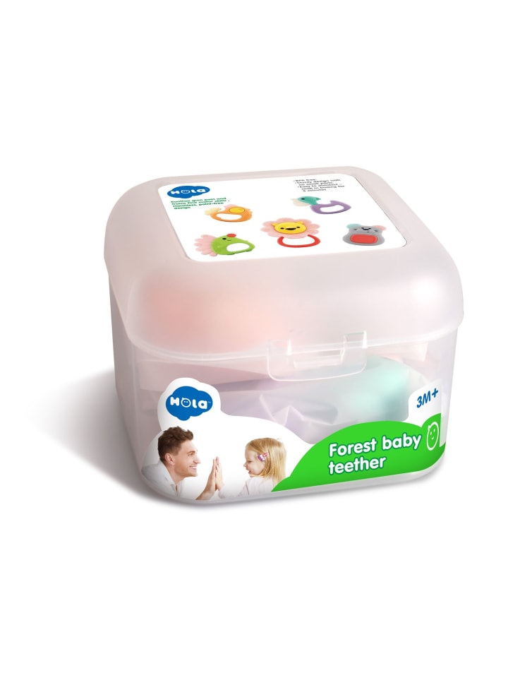 Moni Beißring-Set Wald 5-tlg. E318A in bunt günstig kaufen onesize