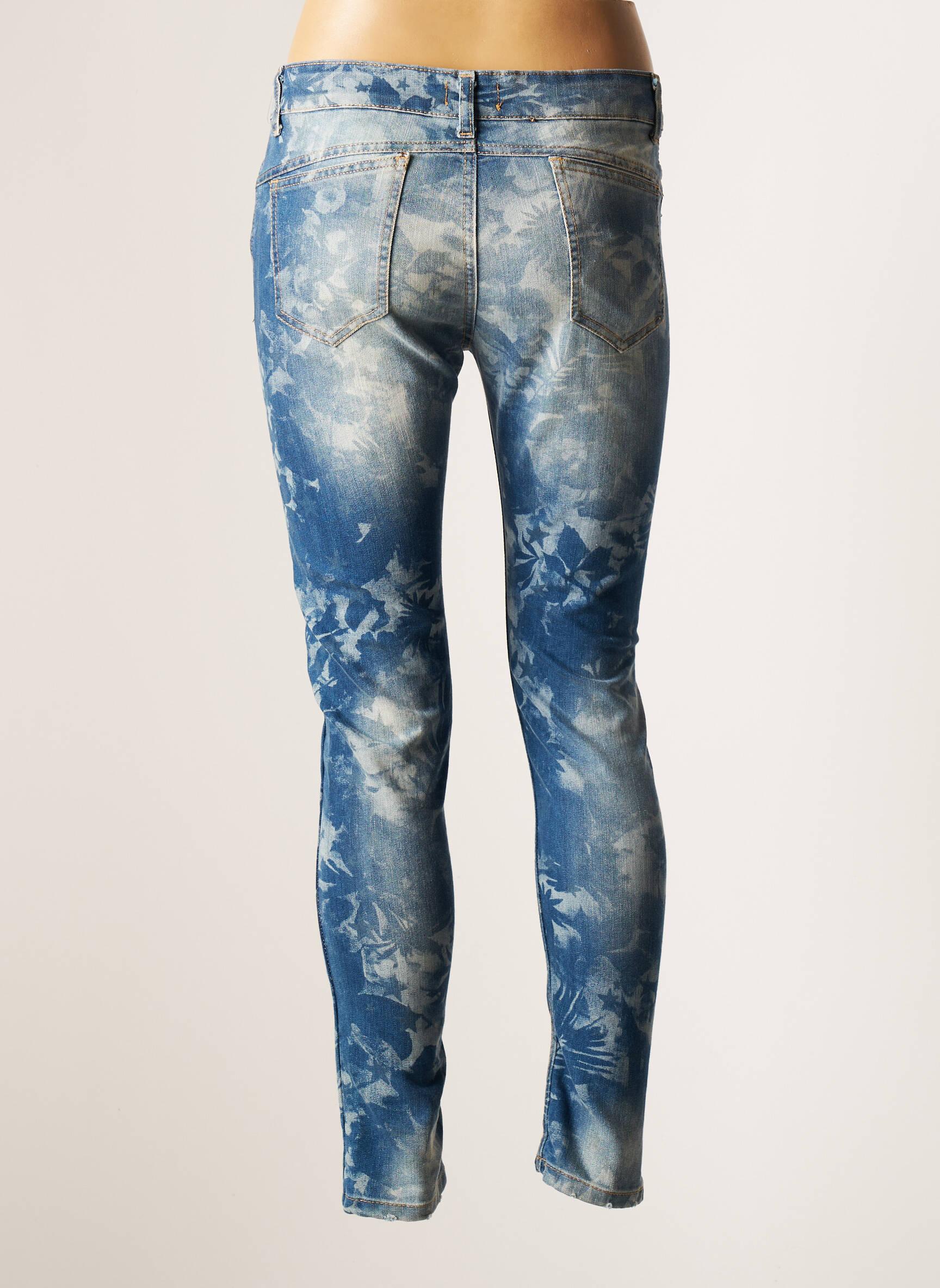 De Angelis Jeans Coupe Slim Femme couleur bleu