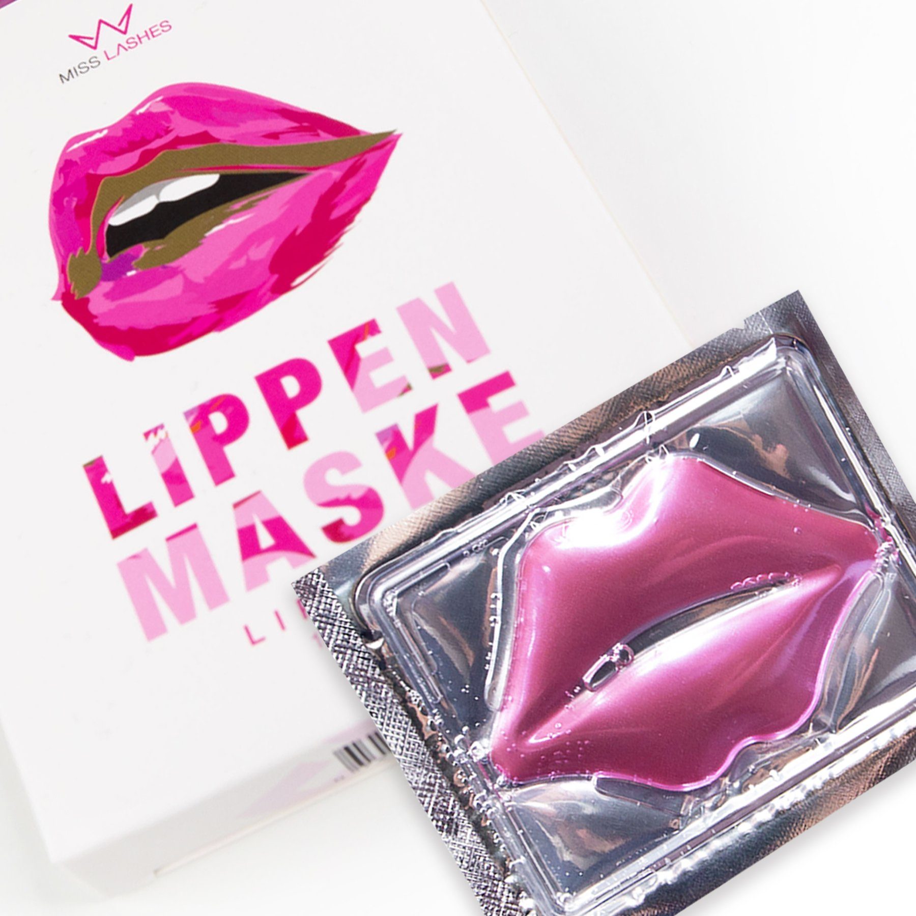 Miss Lashes Lippenmaske Miss Lashes Lippenmaske 10 Stück, 1-tlg.