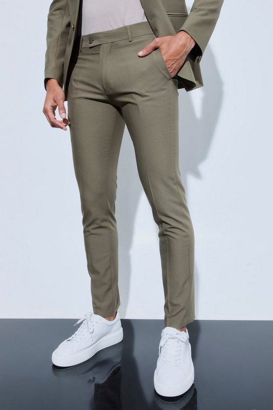 Gekürzte Skinny Anzughose