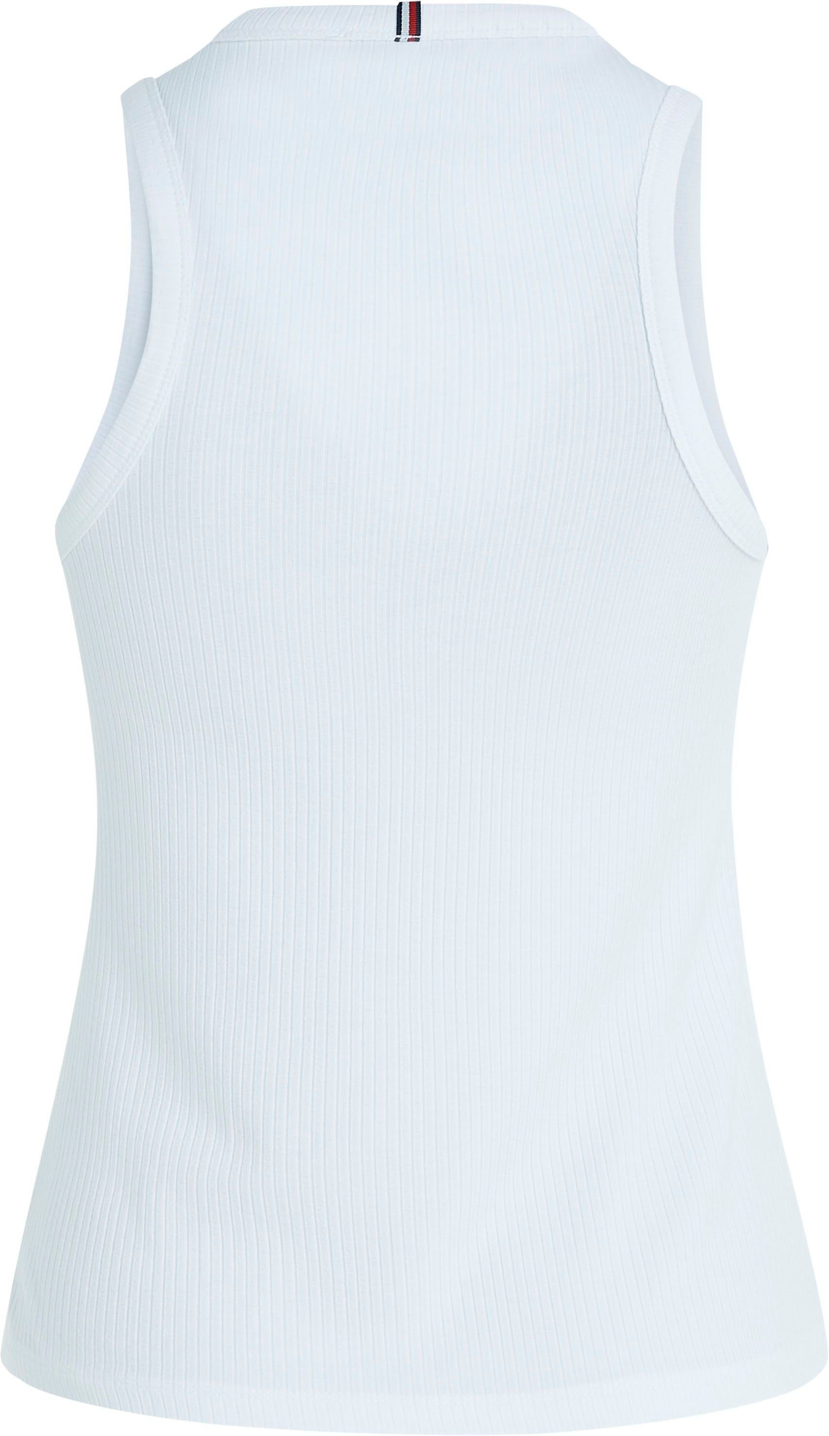 Tommy Hilfiger Curve Tanktop CRV SLIM 5X2 RIB TANK TOP NS PLUS SIZE CURVE,mit Logostickerei