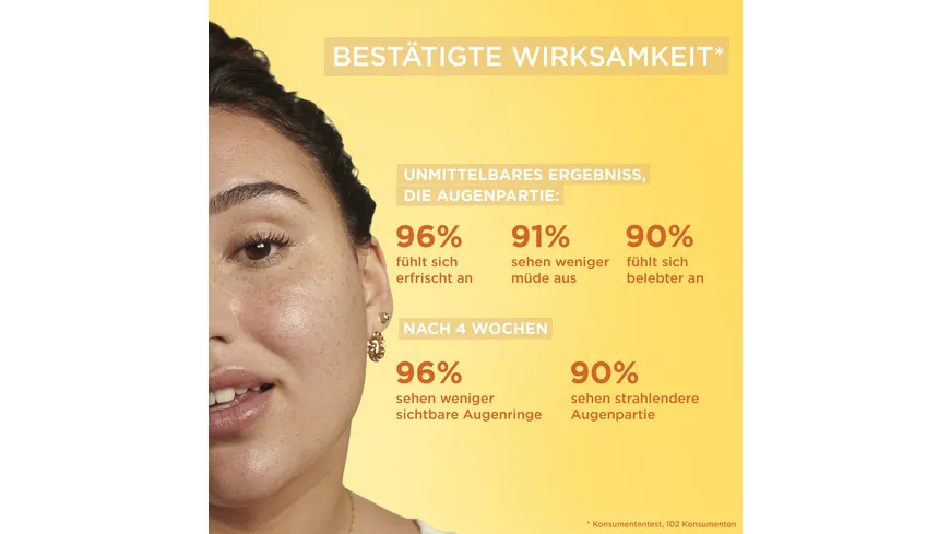 Garnier SkinActive Vitamin C Glow Booster Augen-Tuchmaske