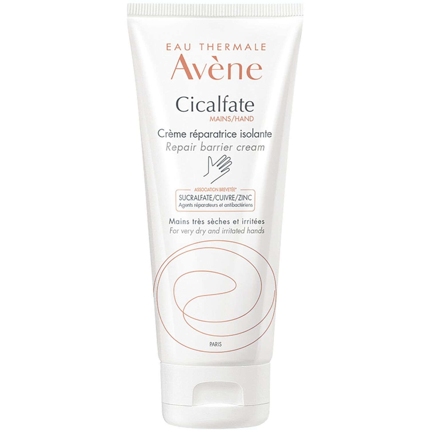 Eau Thermale Avène Cicalfate Mains Crème Réparatrice Isolante 100 ml