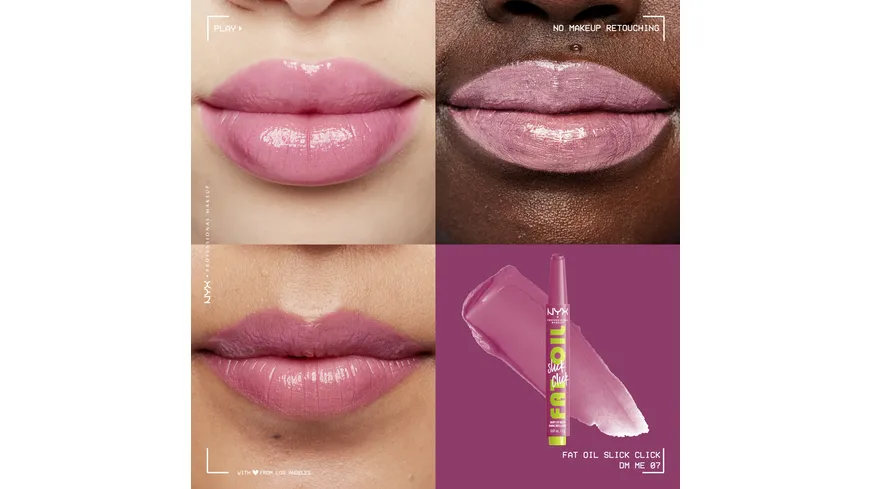 NYX PROFESSIONAL MAKEUP Lipstick Fat Oil 2 g Dm Me