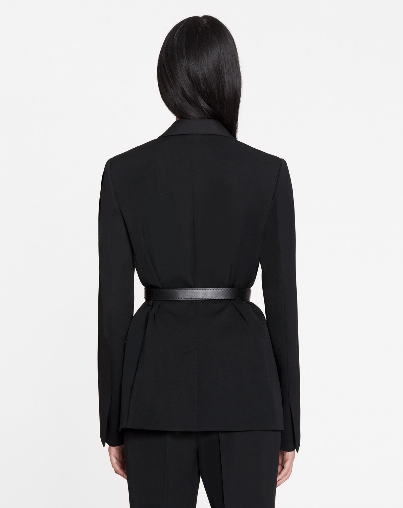 VESTE TAILLEUR CEINTURÉE