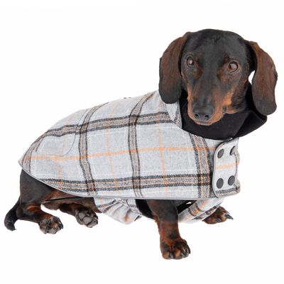 Hundemantel Flannel Check
