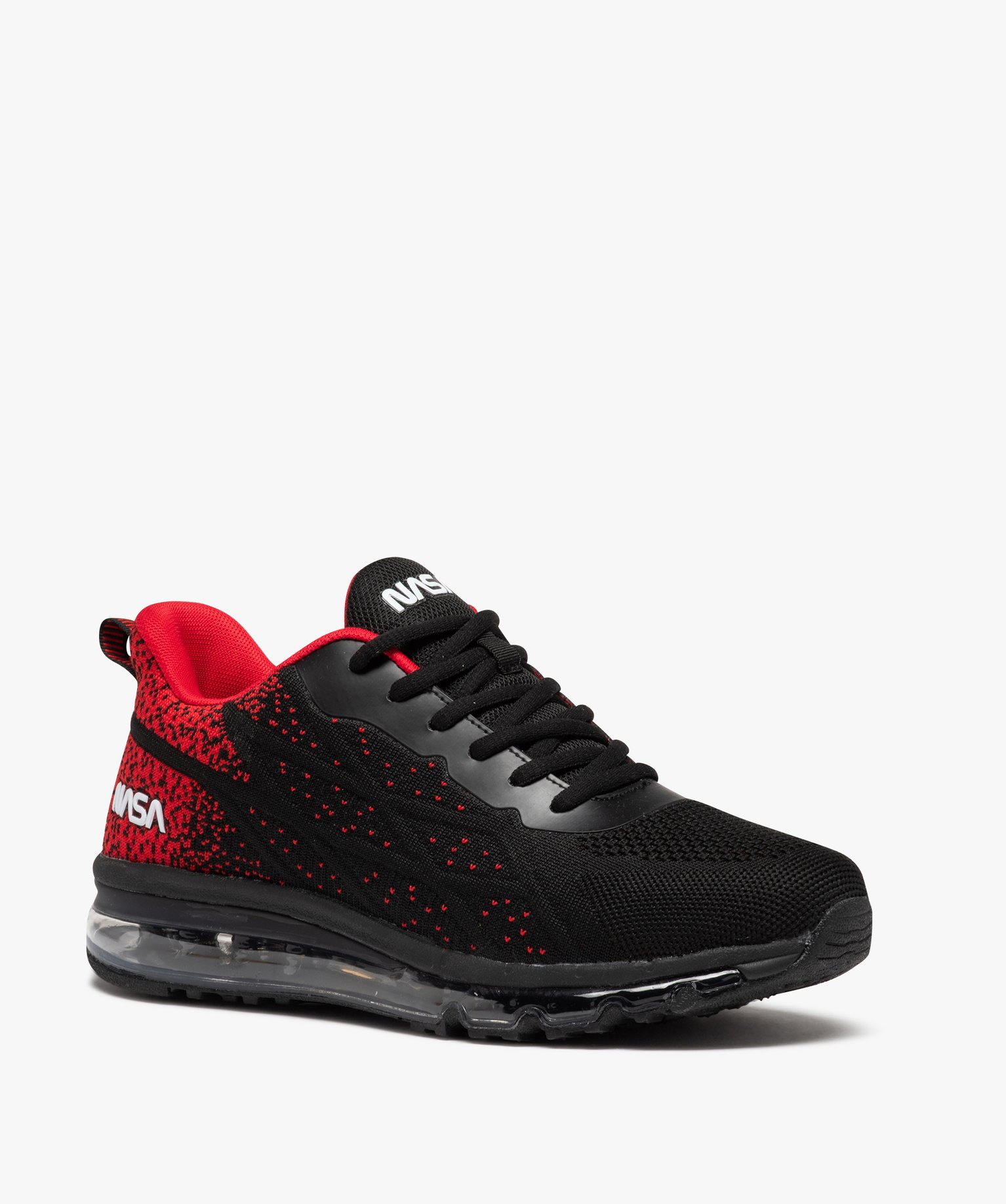 Baskets homme à semelle bulle d'air en mesh - Nasa noir | GEMO