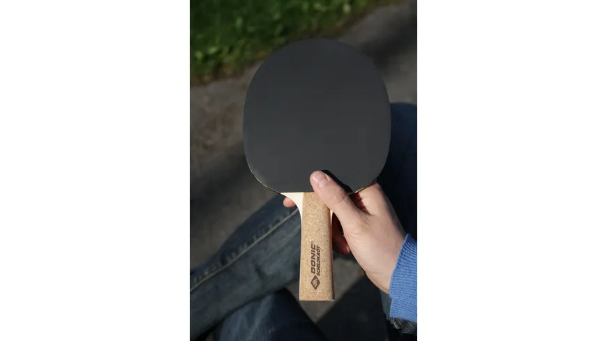 Donic-Schildkröt - Tischtennisschläger Persson 500, Kork-Griff, 1,6 mm Schwamm, Elite - ITTF Belag