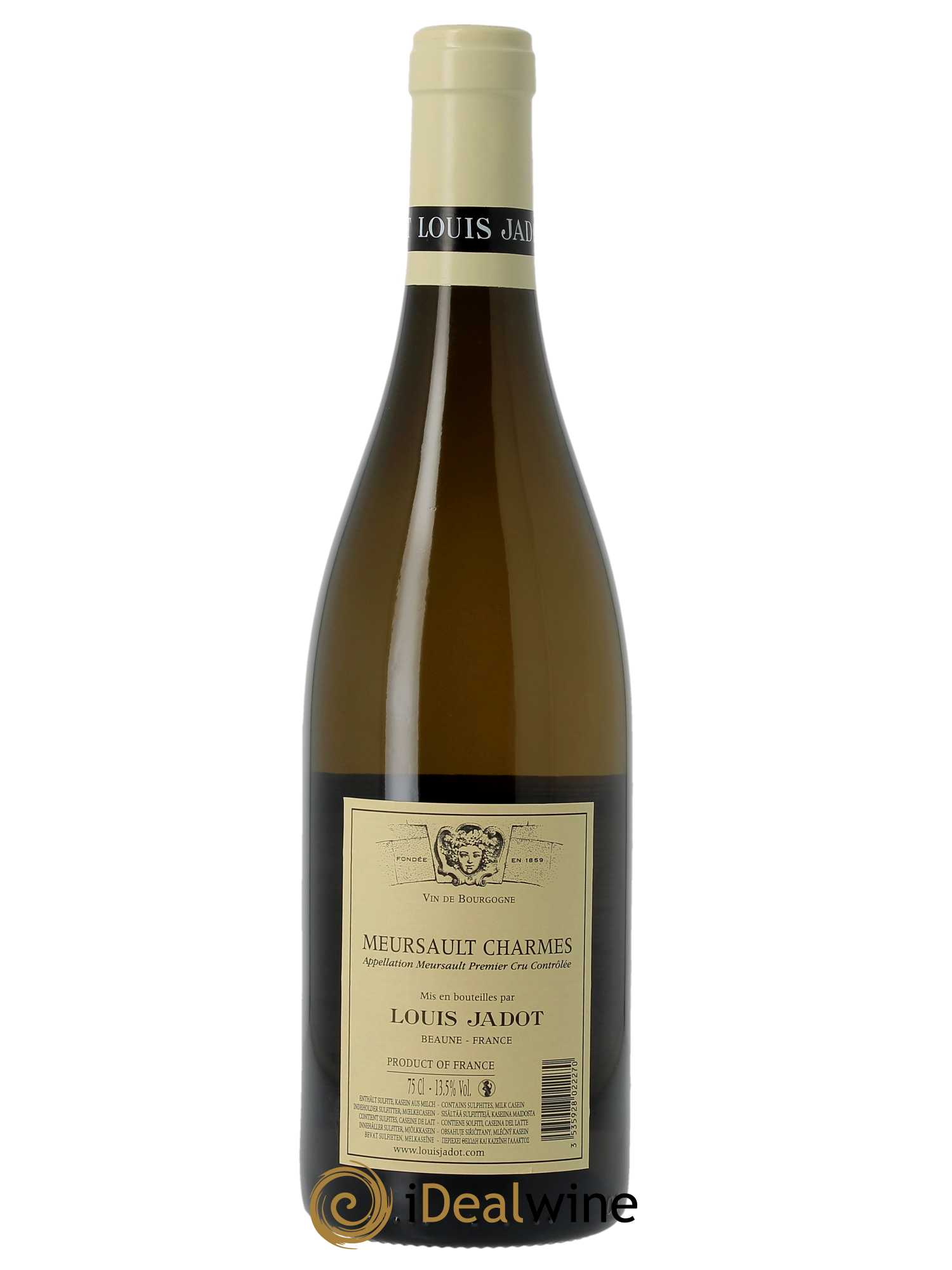 Meursault 1er Cru Les Charmes Domaine Louis Jadot  2021 - Lot de 1 Bouteille