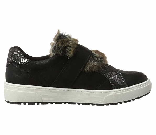 MARCO TOZZI Sportliche Slipper schwarz