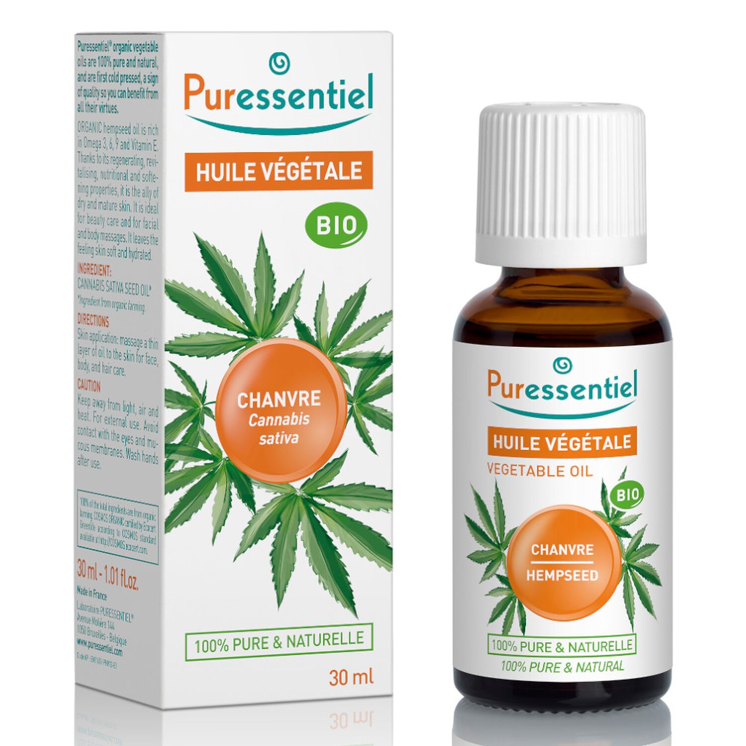 Puressentiel Huile Végétale Bio Chanvre